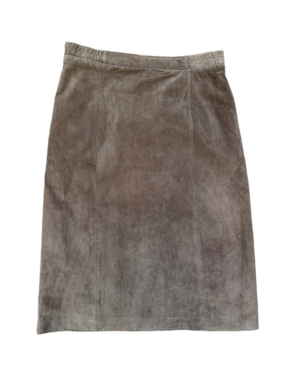 Vintage 1990’s Bagatelle Brown Genuine Leather Pencil Skirt Size 12 Boho Western